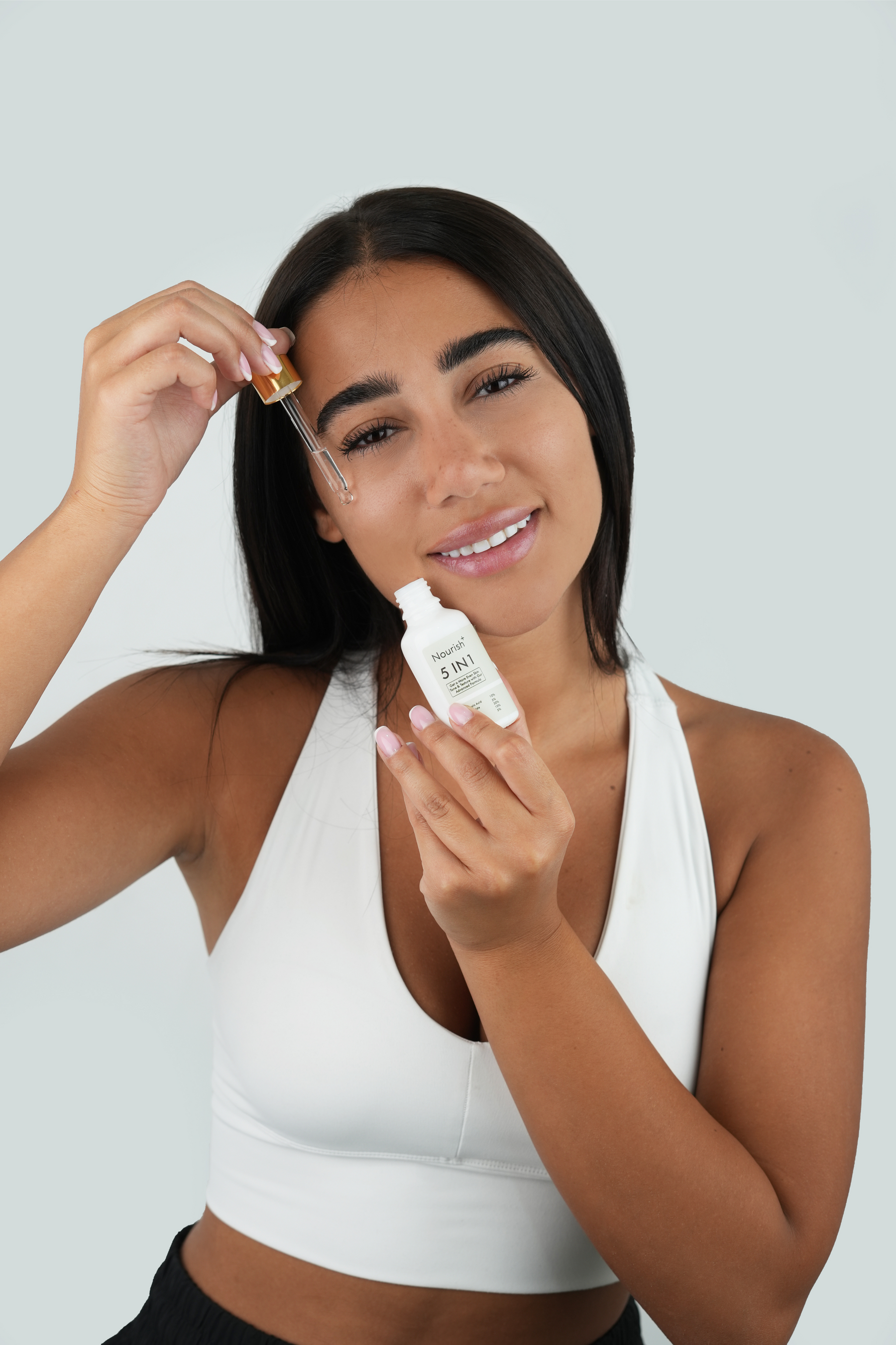 Nourishplus serum routine note for the first skincare step