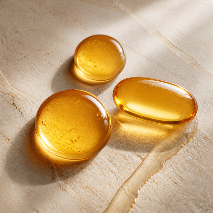 Representational Vitamin E oil visual