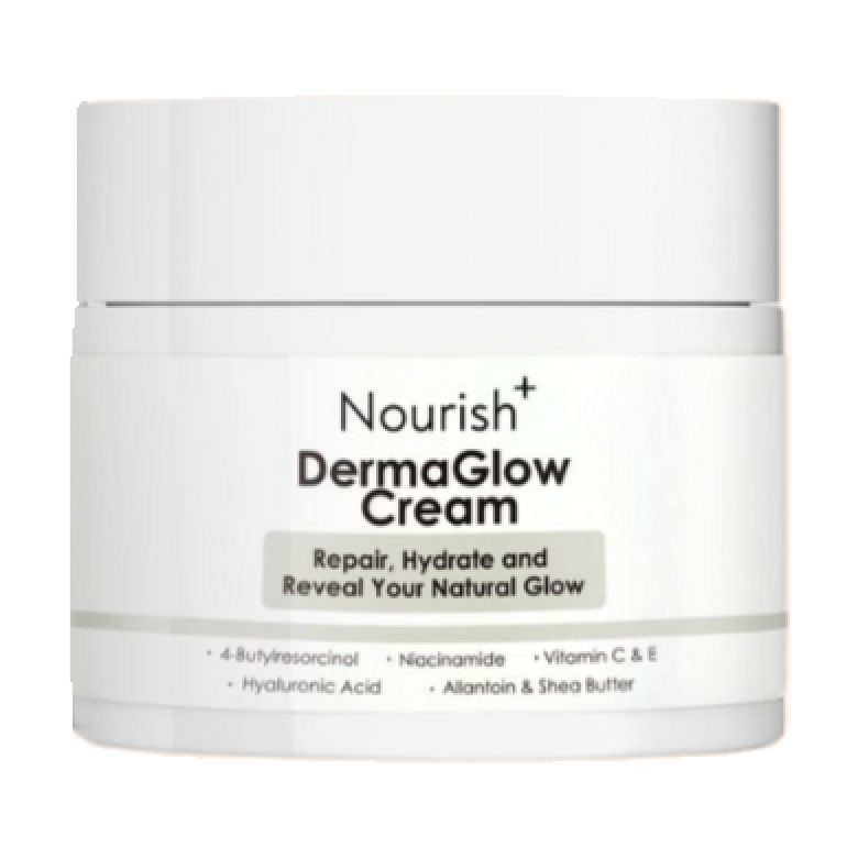 Nourishplus DermaGlow cream jar